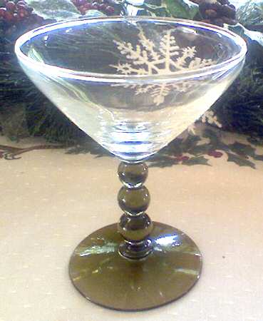 Knob Hill Olive Green by Libbey Glass Company