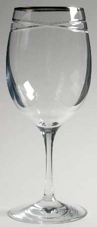 Vows (Platinum Trim) Wine Glass