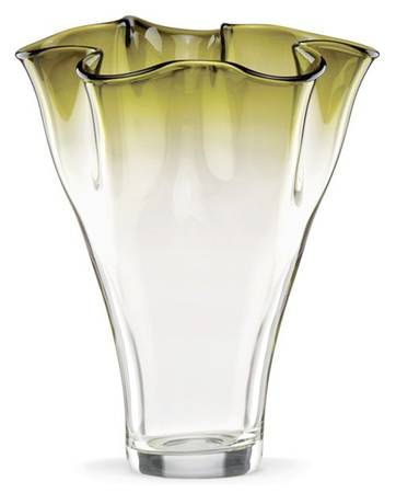 Organics 11''-13'' Green Organic Vase