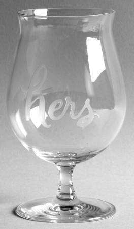 Two of a Kind Beer Glass