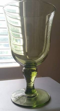 Martello Green Water Goblet