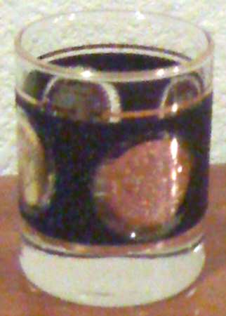 Gold Coins (Gold Band) Whiskey Glass