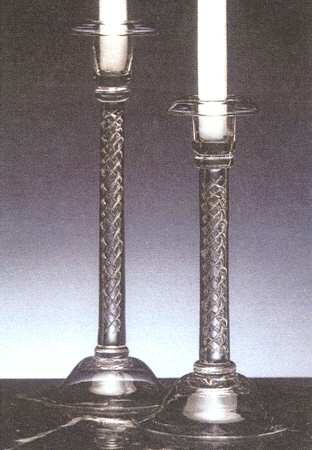 Adagio 11" Tall Single Light Candlestick