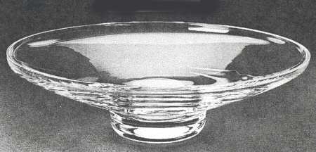 Crystal Gallery Collection 9" Shallow Round Bowl
