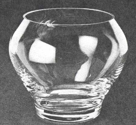 Crystal Gallery Collection Cupped Bowl