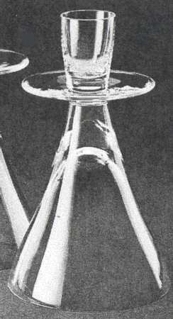 Crystal Gallery Collection 5" Single Light Candlestick