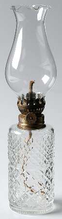 236 Oil Lamp & Shade by Lamplight Farms