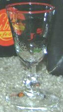 Horseless Carriage Cordial Glass
