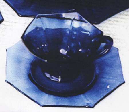 Egg Habor Cobalt Blue Cup & Saucer Set