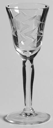 Cut A-119 Cordial Glass