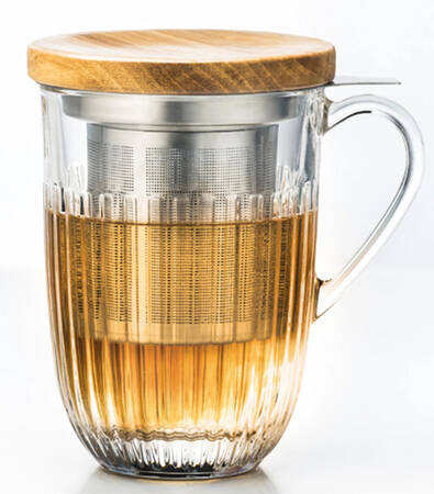 Ouessant Mug & Wood Lid with Infuser