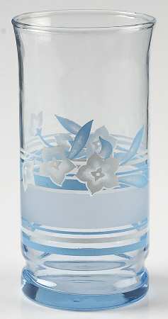Misty Blue Arbor 12 Oz Flat Tumbler