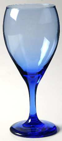 Teardrop Blue (Mediterranean) Water Goblet