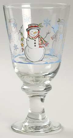 Cozy Snowman by Libbey Glass Company
