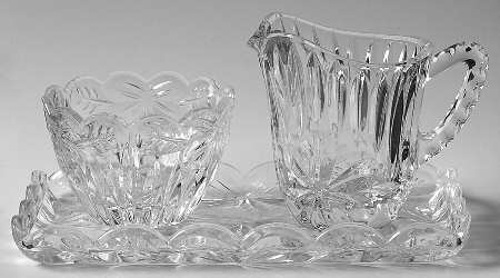 LA20 Mini Creamer, Open Sugar & Tray Set