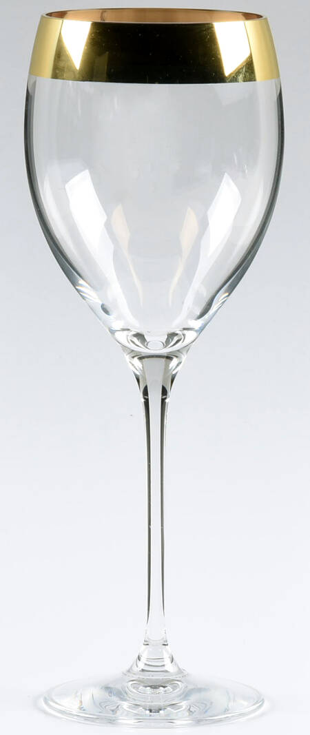 Timeless Wide Gold Wine Glass