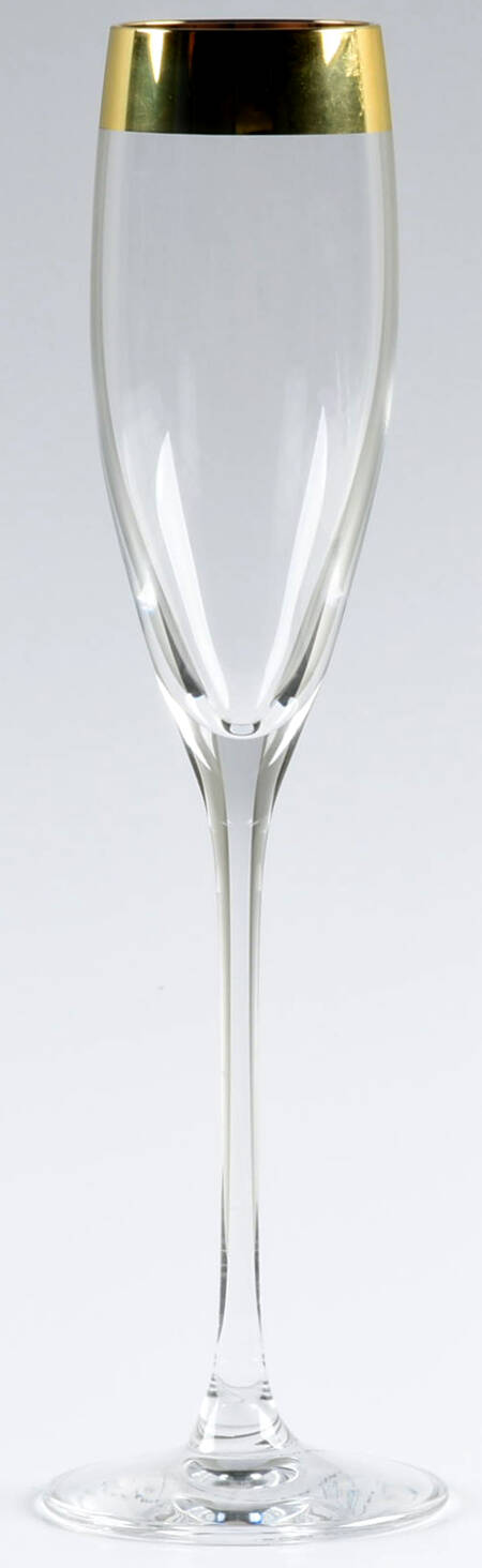 Timeless Wide Gold Fluted Champagne