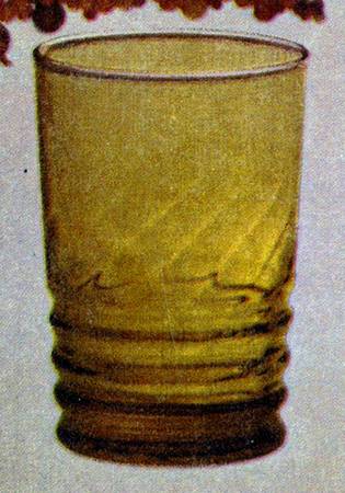 Malibu Gold Flat Juice Glass
