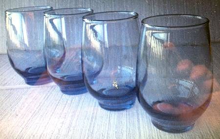 Tempo Dark Blue (Mediterranean Blue) by Libbey Glass Company