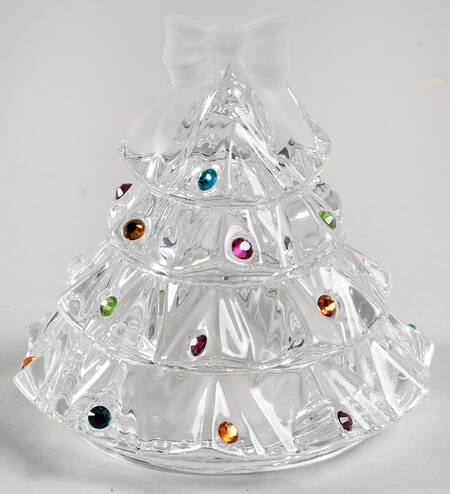 Jeweled Christmas Lid for Sugar Bowl