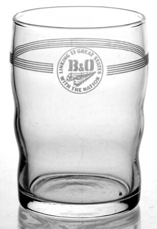 B &amp; O Railroad by Libbey Glass Company