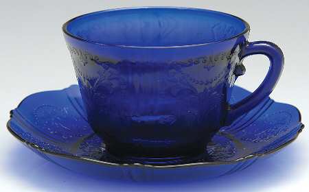 American Sweetheart Blue Cup & Saucer Set