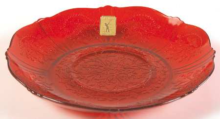 American Sweetheart Red Saucer Only