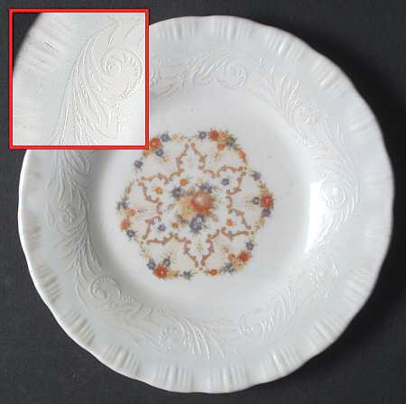 Chinex Classic Flower Bread & Butter Plate