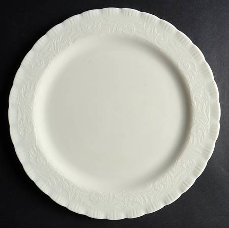 Chinex Classic Ivory 12" Sandwich Plate