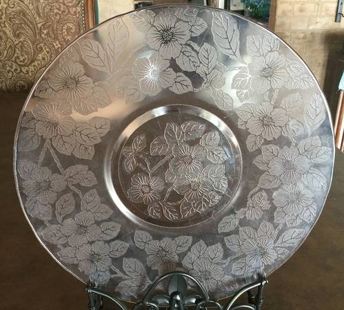 Dogwood Clear 11" Salver Plate