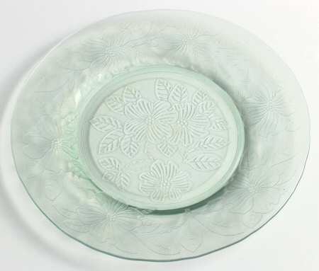 Dogwood Green Luncheon Plate