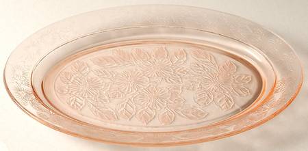 Dogwood Pink 12" Oval Platter