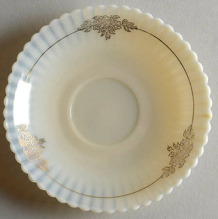 Petalware Cremax with Decal Saucer Only