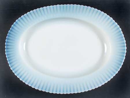 Petalware Cremax (Beige) 13" Oval Platter by MacBeth-Evans