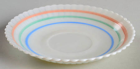Petalware Monax White Pastel Decorations Saucer Only
