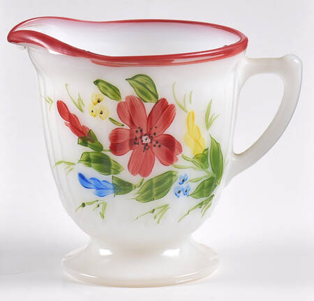Petalware Mountain Flowers Footed Creamer