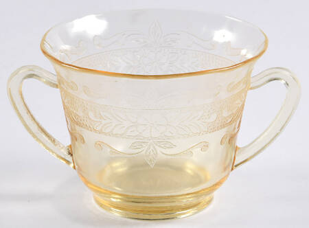 Stippled Rose Band Amber Open Sugar