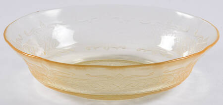 Stippled Rose Band Amber Cereal Bowl