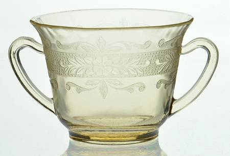 Stippled Rose Band Light Yellow Open Sugar
