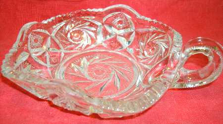 Aztec Clear Square Handled Nappy