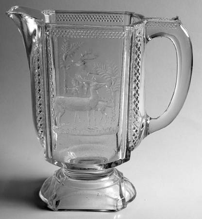 Deer and Pine Tree 64 Oz Pitcher