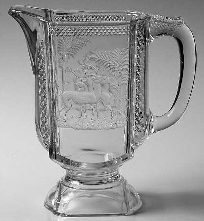 Deer and Pine Tree 32 Oz Pitcher