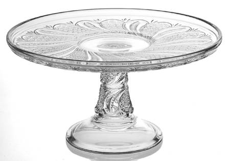 Feather 9" Diameter Pedestal Cake Stand