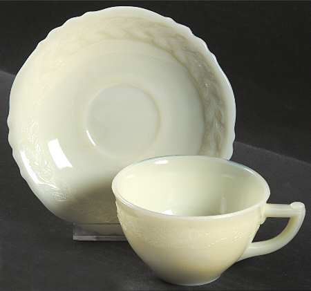 Laurel French Ivory Cup & Saucer Set