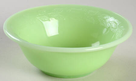 Laurel Jadite Green 4" Small Fruit/Dessert Bowl