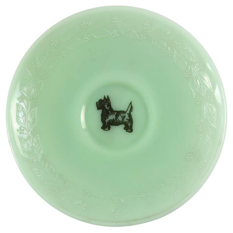 Laurel Jadite Green Saucer for Child's Cup