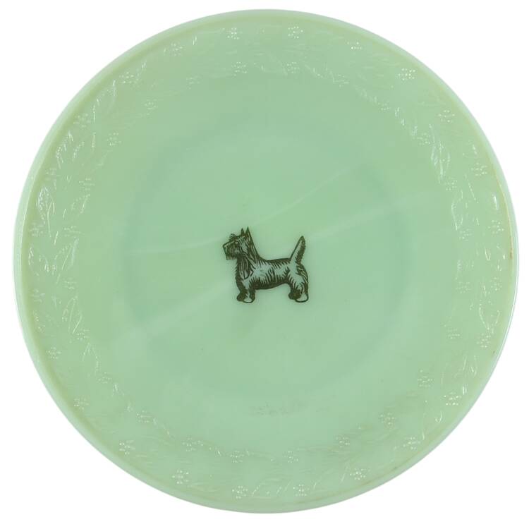 Laurel Jadite Green Child's Plate
