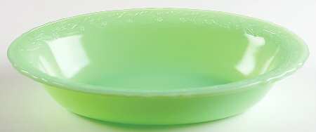 Laurel Jadite Green Oval Vegetable Bowl