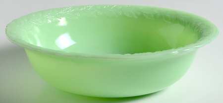 Laurel Jadite Green 8" Large Fruit Bowl