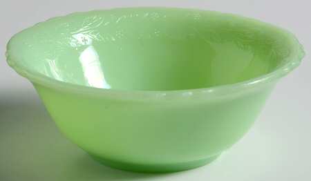 Laurel Jadite Green 4" Small Fruit/Dessert Bowl